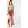 Women's Jonas Twill Cabana Stripe Pants, Brick - Pants - 2