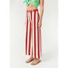 Women's Jonas Twill Cabana Stripe Pants, Brick - Pants - 3