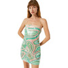 Women's Caspian Sequin Spaghetti Stap Mini Dress, Gem Wave - Dresses - 1 - thumbnail
