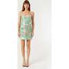 Women's Caspian Sequin Spaghetti Stap Mini Dress, Gem Wave - Dresses - 4