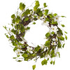 White Dogwood Blossom & Wild Branch Wreath - Wreaths - 1 - thumbnail