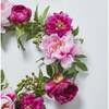 Pink Peony &  Ranunculus Mixed Floral Mantle Garland - Garlands - 3