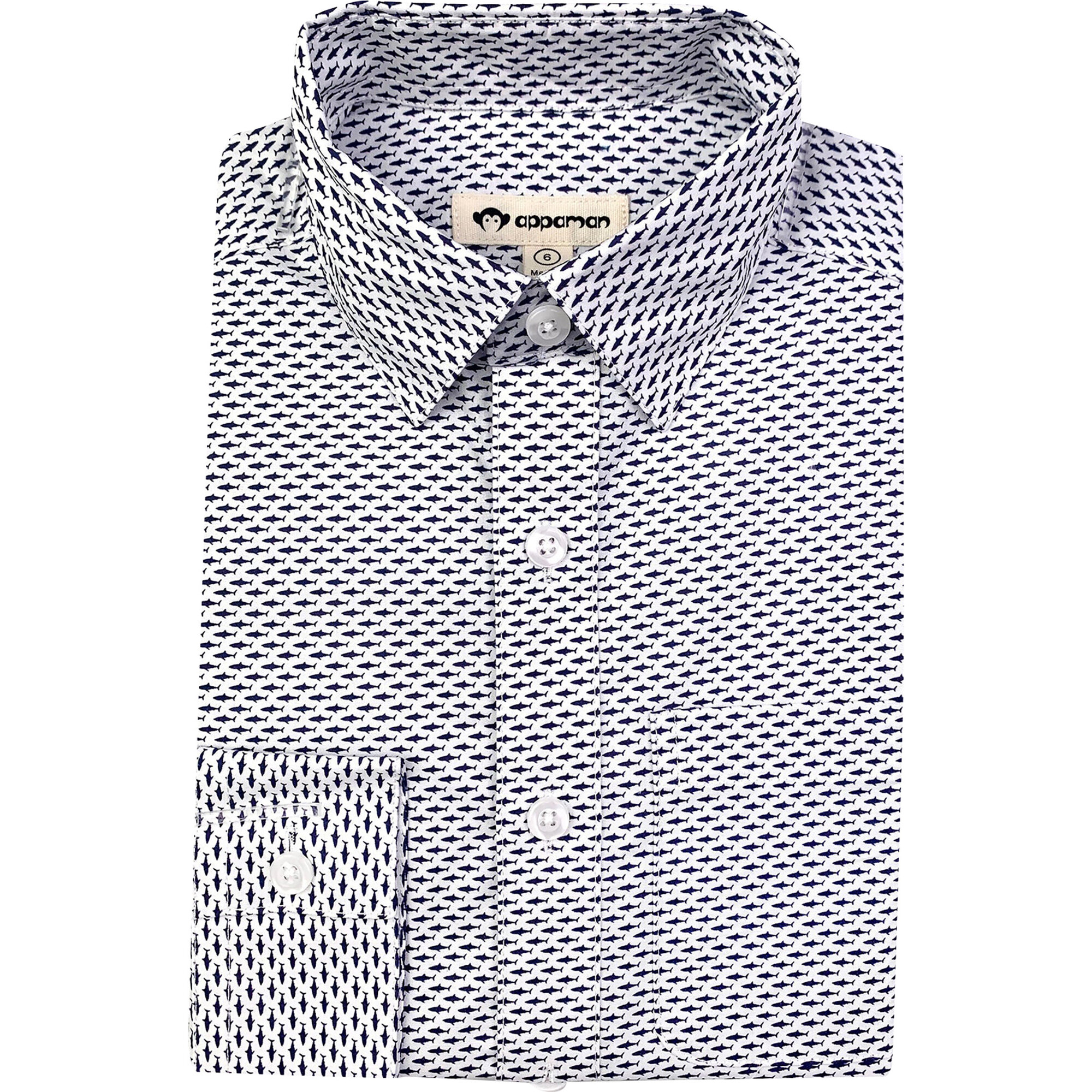 Standard Print Shirt, Shark Frenzy - Shirts - 1