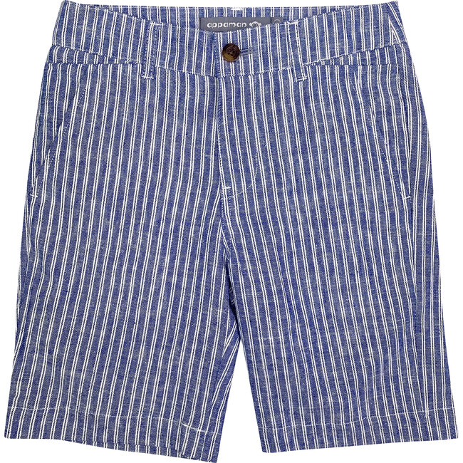 Flat-Front Trouser Short, Cabana Stripe