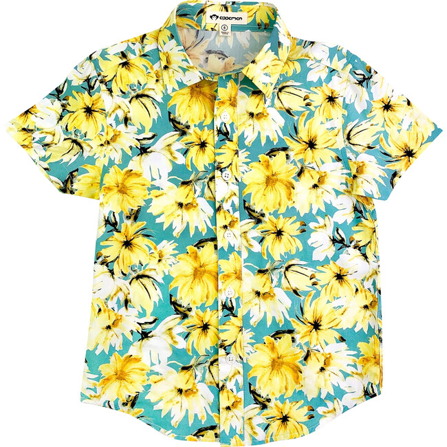 Day Party Print Shirt, Spring Bloom