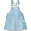 Josie Denim Overall Dress, Light Blue - Dresses - 1 - thumbnail