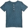 Day Party Henley T-Shirt, Ensign Blue - T-Shirts - 1 - thumbnail