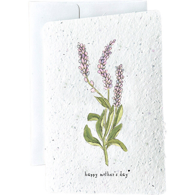 Plantable Lavender Happy Mother's Day Card
