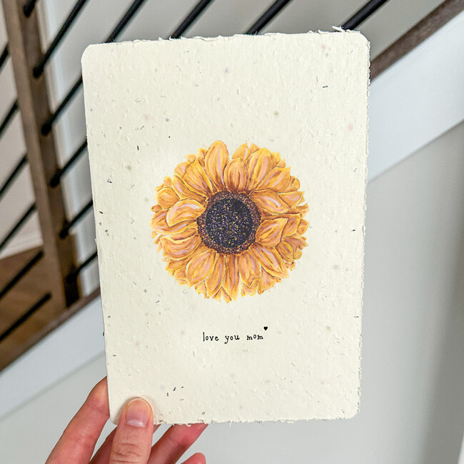 Plantable Sunflower Love You Mom Card - Paper Goods - 2