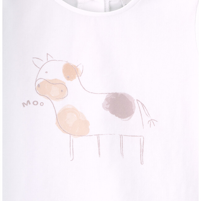 Moo t-shirt for girl in organic cotton - T-Shirts - 2