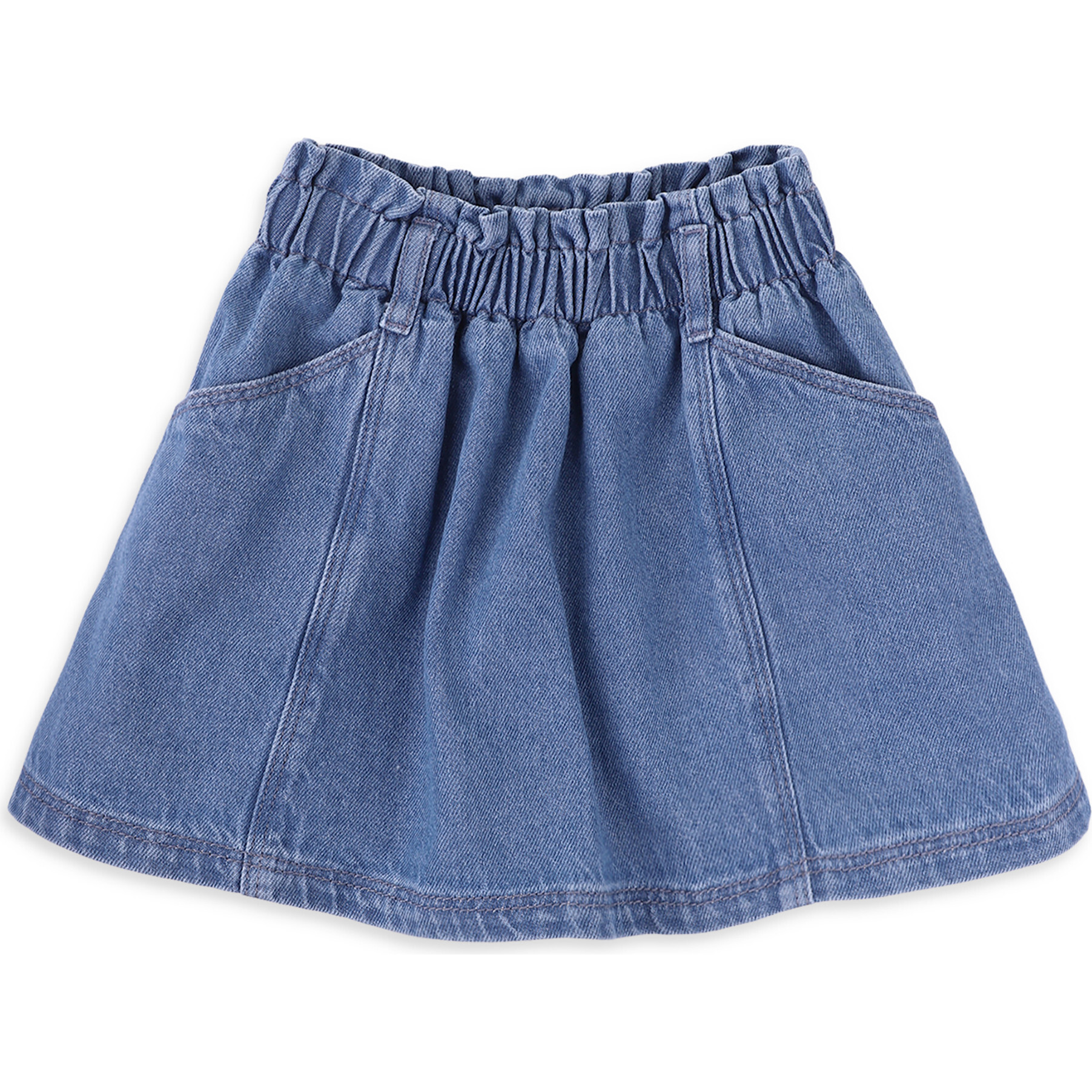 Camila skirt for girl in denim - Skirts - 1