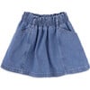 Camila skirt for girl in denim - Skirts - 1 - thumbnail