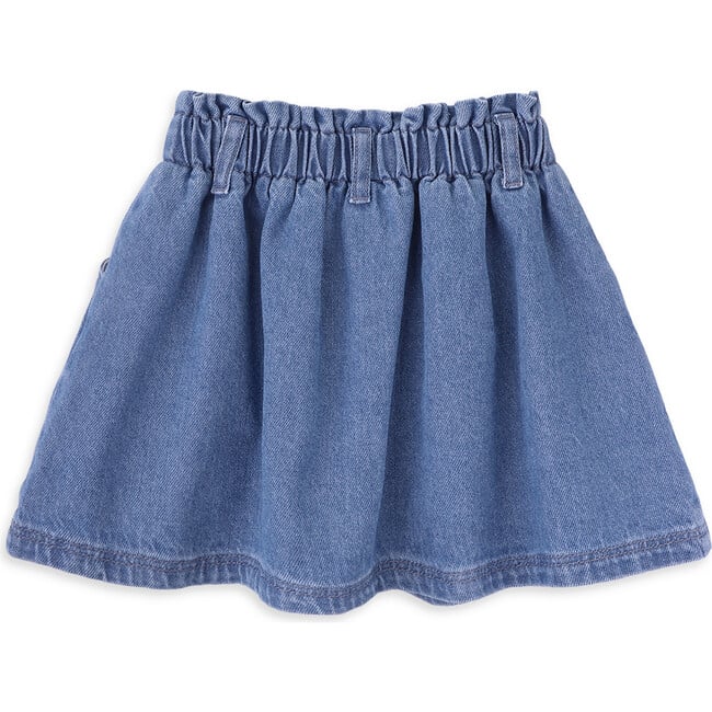 Camila skirt for girl in denim - Skirts - 2