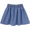 Camila skirt for girl in denim - Skirts - 2