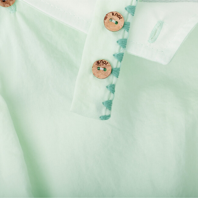 Capri romper for baby in cotton - Rompers - 2
