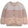 Blossom knitted cardigan for baby girl in organic cotton - Cardigans - 1 - thumbnail