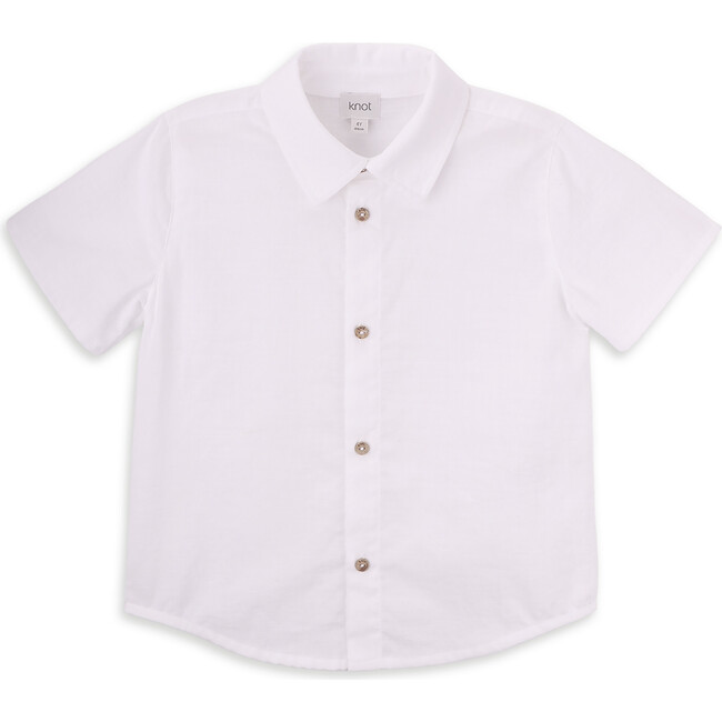 Colt shirt for boy in cotton, white color