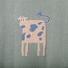 Cow knitted sweater in cotton - Sweaters - 3