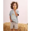 Matias shorts for boy in cotton twill - Shorts - 2