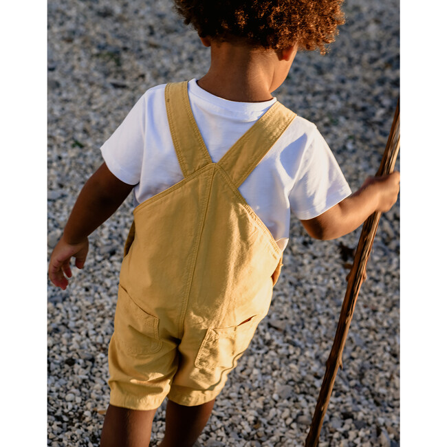 Cooper short overalls for baby in cotton twill - Overalls - 4