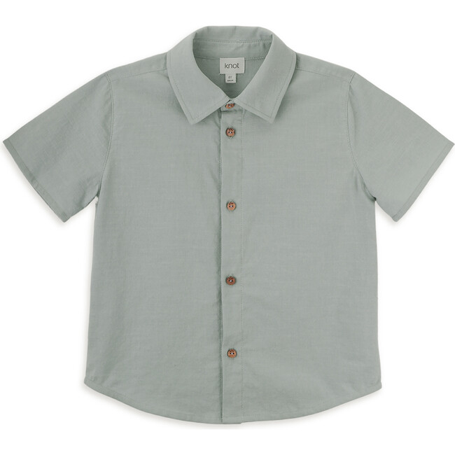 Colt shirt for boy in cotton, green color