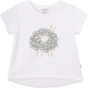 Sheep t-shirt for girl in organic cotton - T-Shirts - 1 - thumbnail