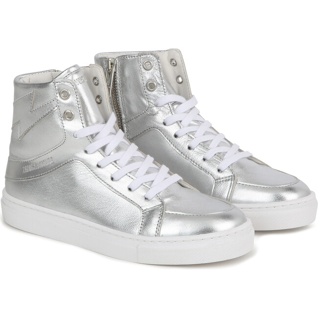 Iconic Platine High-Top Sneakers