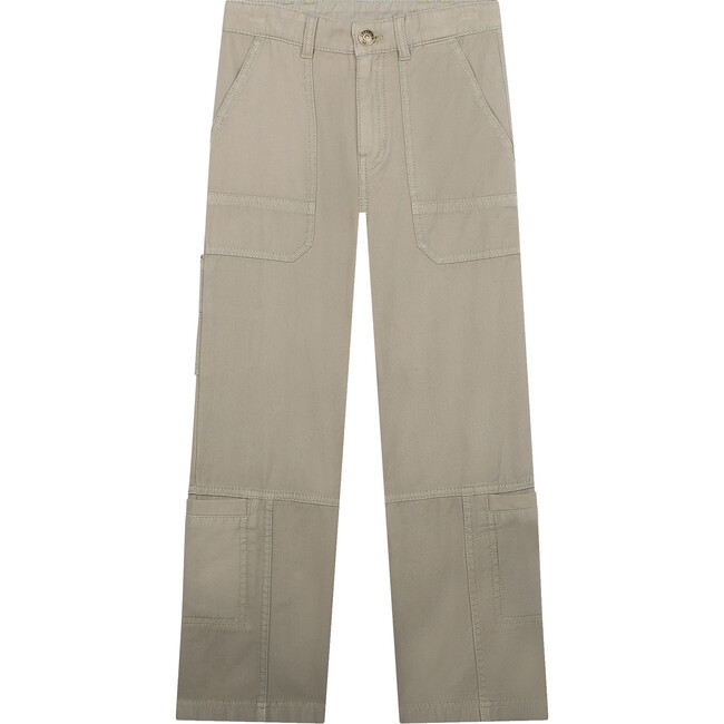 Cotton Twill Dyed Cargo Pants