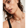 Women's Diamond Round Dog Tag Hinged Charm - Charms - 2
