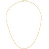 Women's Finished Small Curb Chain, 14k Yellow Gold - Necklaces - 2