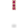 Women's Birthstone and Diamond Big Bead - Charms - 4