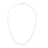 Women's Finished Small Curb Chain, Silver - Necklaces - 2