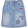 Patchwork Denim Skirt - Skirts - 1 - thumbnail