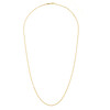 Women's Finished Small Curb Chain, 14k Yellow Gold - Necklaces - 4