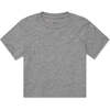 The Organic Short Sleeve Easy Tee, Heather Grey - T-Shirts - 1 - thumbnail