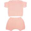 Country Club Knitted Short Set, Pale Pink - Mixed Apparel Set - 2