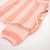 Country Club Knitted Short Set, Apricot Stripe - Mixed Apparel Set - 4