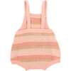 Country Club Knitted Bubble, Apricot Stripe - Onesies - 2