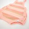 Country Club Knitted Bubble, Apricot Stripe - Onesies - 3