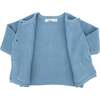 Country Club Knitted Cardigan, Blue - Cardigans - 4