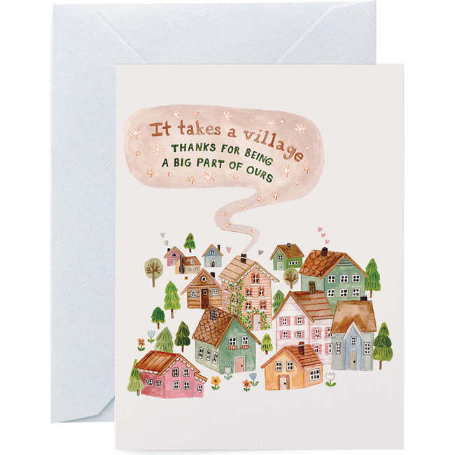 It Takes a Village Greeting Card