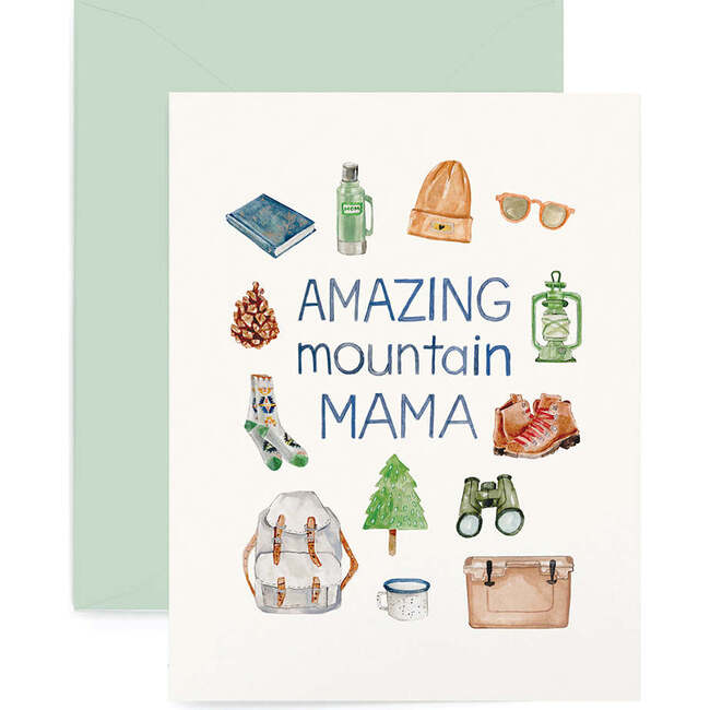Amazing Mountain Mama Mother's Day Greeting Card