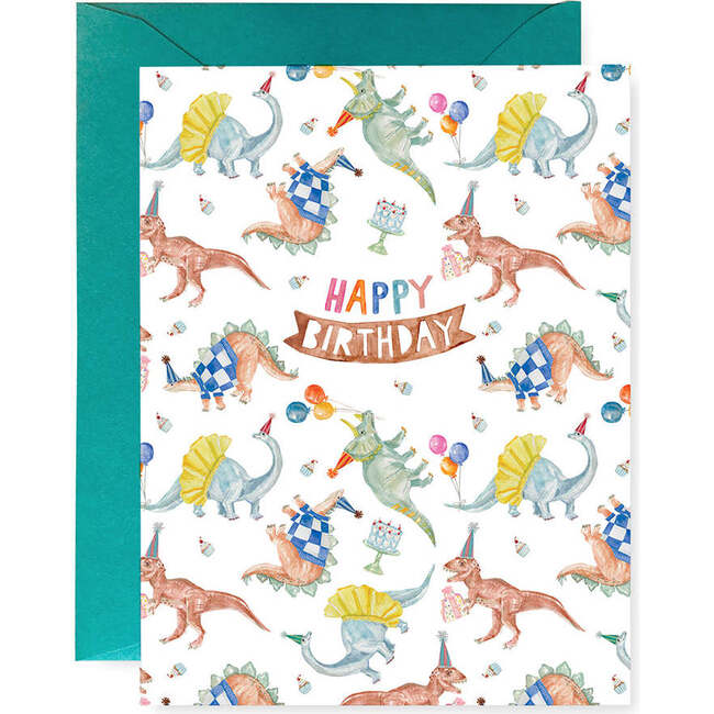 Birthday Dinosaur Greeting Card