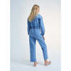 Woodland Denim Jumpsuit, Blue - Jumpsuits - 5