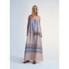 Women's Sunset Print Sleeveless Maxi Dress, Multicolors - Dresses - 2