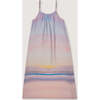 Women's Sunset Print Sleeveless Maxi Dress, Multicolors - Dresses - 4