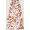 Women's Desert Floral Print Wide Leg Pant, Sequoia - Pants - 1 - thumbnail