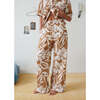 Women's Desert Floral Print Wide Leg Pant, Sequoia - Pants - 2