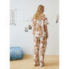 Women's Desert Floral Print Wide Leg Pant, Sequoia - Pants - 3