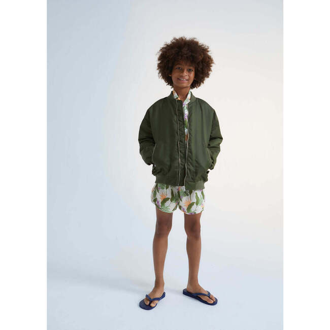 Joshua Dual Zipped Ribbed Cuff Bomber, Yosemite - Jackets - 2